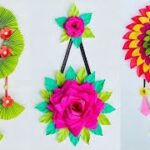 Beautiful Paper Flower Wall Hanging/Paper Craft For Home Decorations/DIY Wall Decor/Easy Wallmate