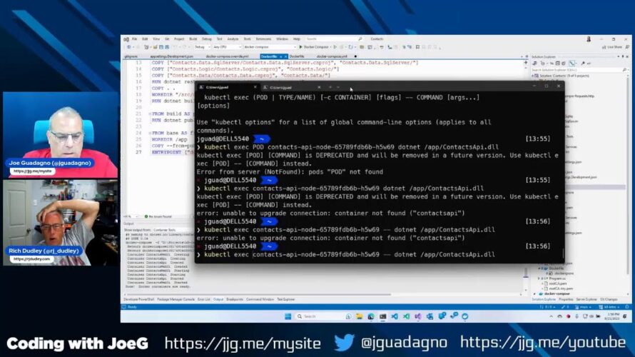 Coding with JoeG – Learning Kubernetes – Part 4