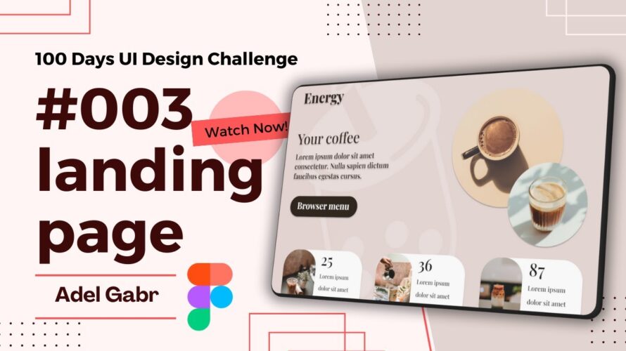 Create stunning landing page with figma | Daily UI Design Challenge