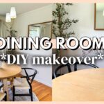 DIY DINING ROOM MAKEOVER | fixer upper home makeover & dining room inspo *extreme room makeover*