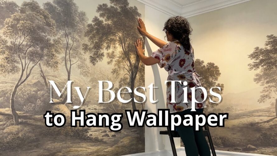 DIY Dining Room Wallpaper Accent Wall \ Paste the Wall Wallpaper