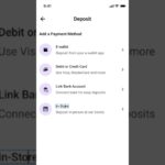 Deposit Page: Payment Methods List #productdesign #ui #ux