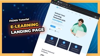 Figma Design Guide: Crafting E-learning Landing Page