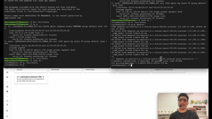 Manual Kubernetes cluster provisioning using kubeadm