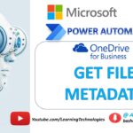 Power Automate Desktop || OneDrive for Business – Get File Metadata