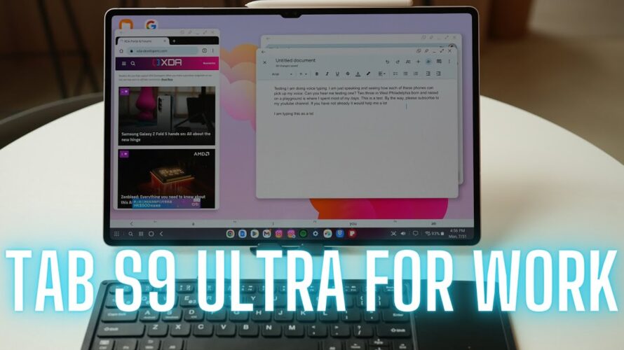 Samsung Tab S9 Ultra Review: DeX Makes It A Work Machine