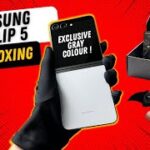 Samsung Z Flip 5 (Exclusive Gray Color) : Unboxing – Speaker & Gaming Test (ASMR)