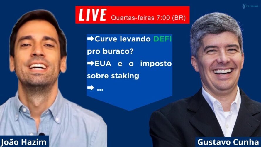 Voltamos! Resumo das ultimas 2 sem | Contágio da CURVE em DEFI | EUA define imposto sobre staking |