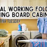 Here’s a space-saving DIY that actually works: Fold-Up Ironing Board Cabinet🏠✨