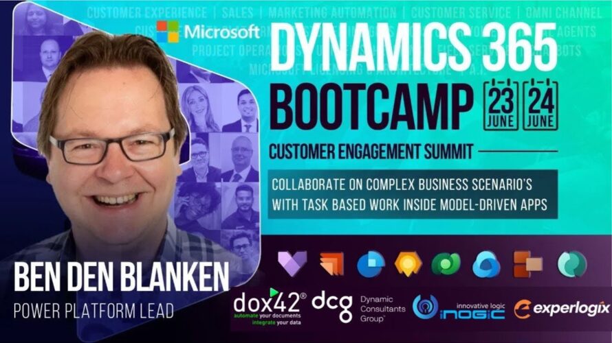 Collaborate on complex business scenario’s with task based work in Model-driven apps – D365 Bootcamp