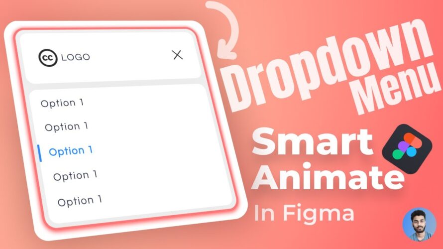 Dropdown Menu Animation with Component In figma | Figma Tutorial
