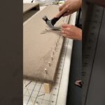 Hammer Time with Square Nailheads and Velvet #windowtreatments #cornices #upholstery #workroom