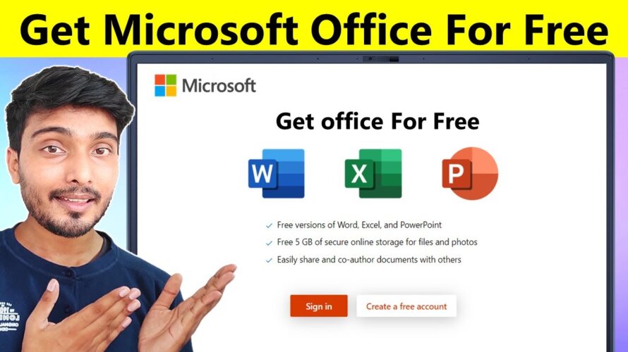 How to Get Microsoft 365 for FREE | Ms Word, Excel & PowerPoint for Free