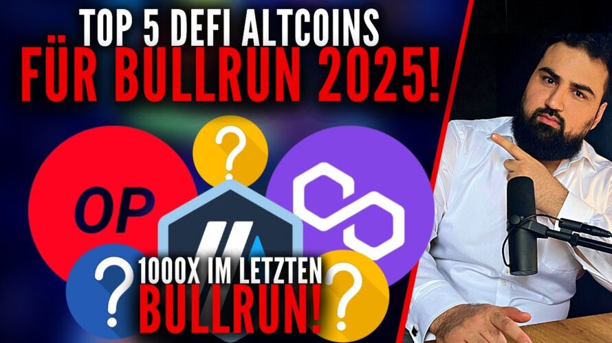 Top ALTCOINS für den BULLRUN! | DEFI | 100x möglich?