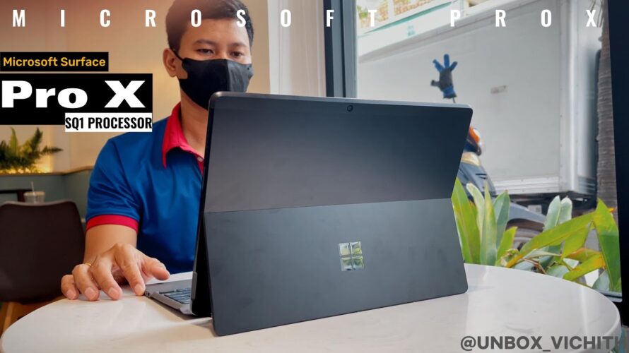 Unveiling the New Microsoft Surface Pro X SQ1 PROCESSOR #unboxingvideo #microsoft #ProX #sq1