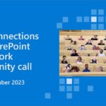 Viva Connections and SharePoint Framework community call 7th of September 2023