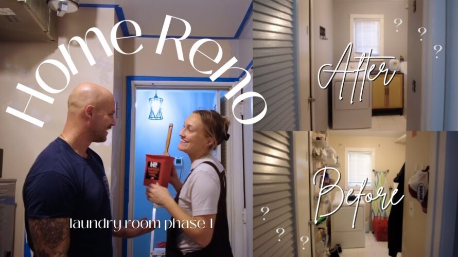 Laundry Room Makeover | diy renovation