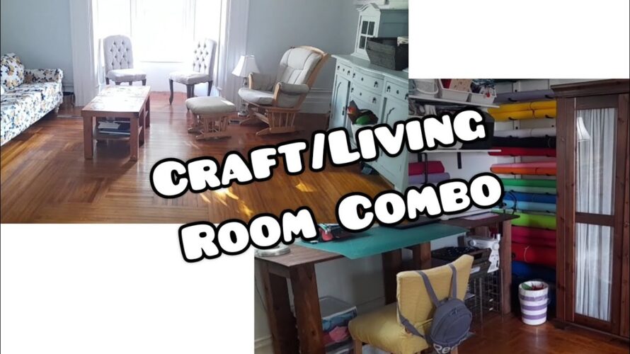 Organizing my Craft/Living Room Combo before my Craft Corner Overtakes the World: How I Make it Work