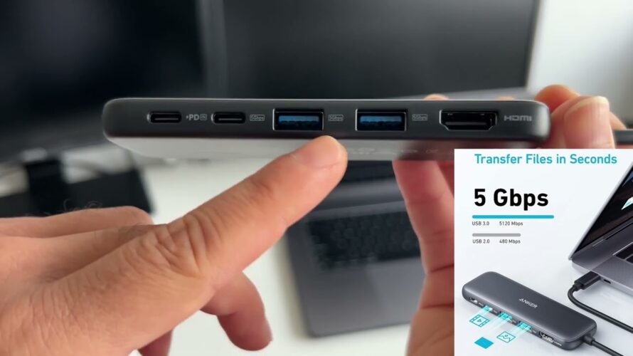 Anker USB C HUB 332 Review and usage.
