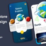 Figma UI Design For Beginners | Create Space Explore App UI Design with Figma