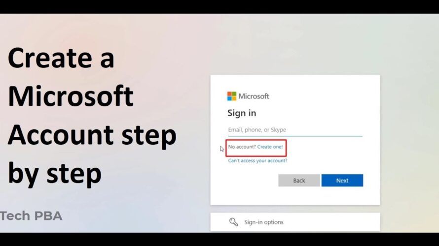 How to create a Microsoft account | Microsoft account creation step by step | Microsoft