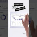 Power BI Report Makeover #shorts #powerbi #design