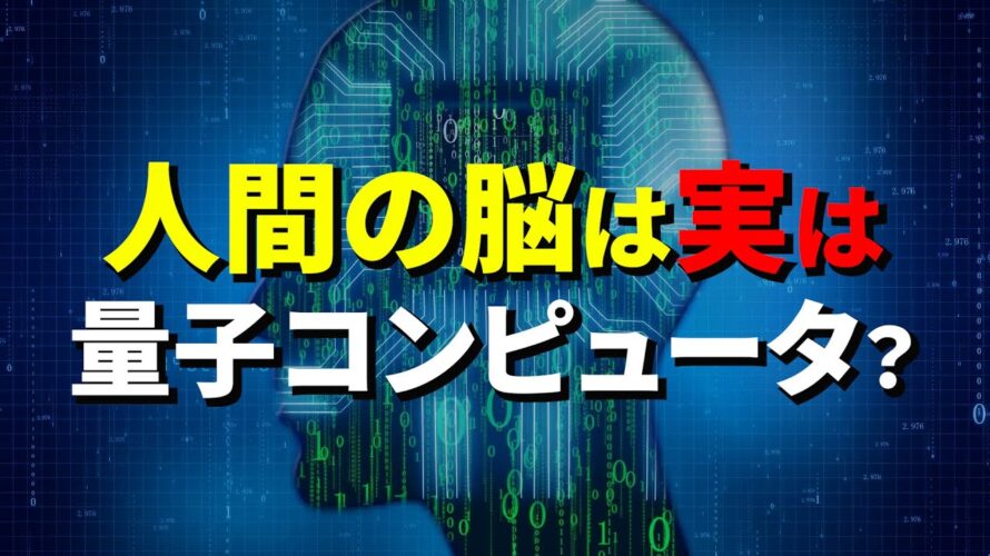 脳は実は量子コンピュータなのか?人間の思考能力の源は?