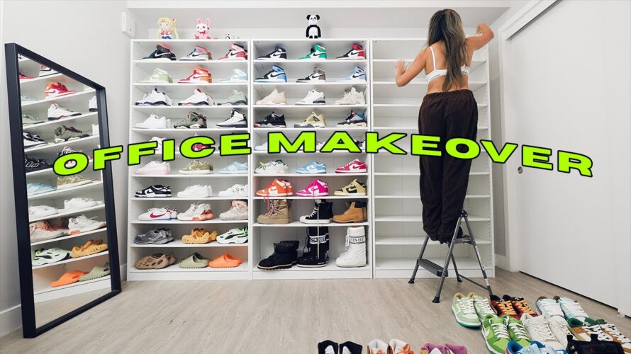 Dream Home Office + Sneaker room Makeover 2024!