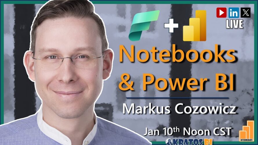 Fabric Notebooks and Power BI – automation, data engineering & data science!