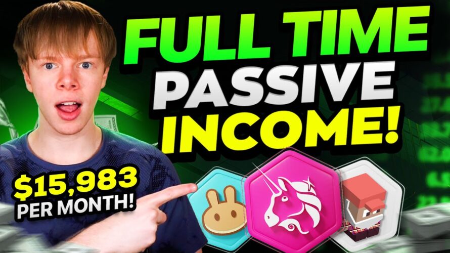 Full Time Passive Income with DeFi Liquidity Pools | Crypto Passive Income