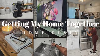 New Home Reset|Weekly Vlog: Deep Clean Declutter Organize, DIY Cleaner, Working On Family Room