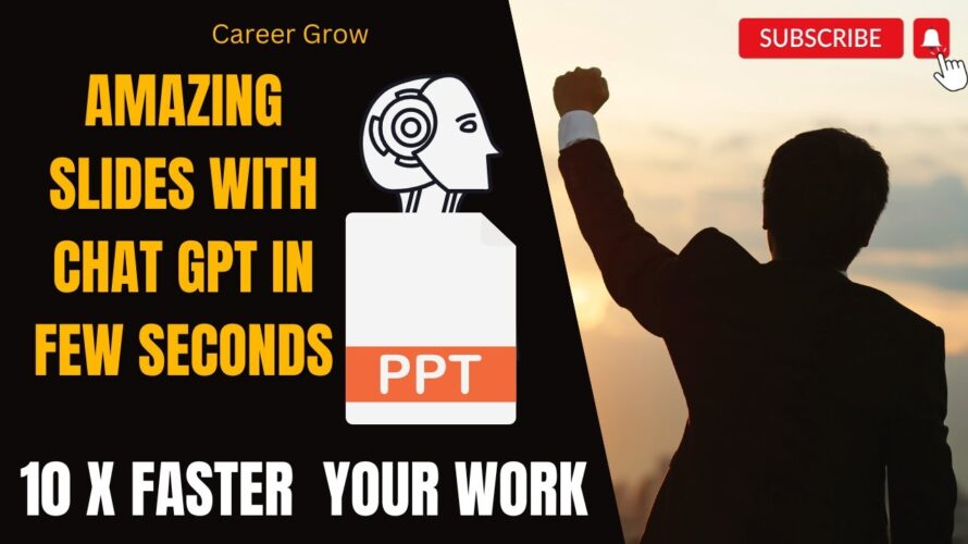 POWER POINT SLIDES WITH CHAT GPT MAKES YOUR WORK 10x FASTER