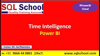 Power BI DAX Time Intelligence | SQL School | Power BI Training
