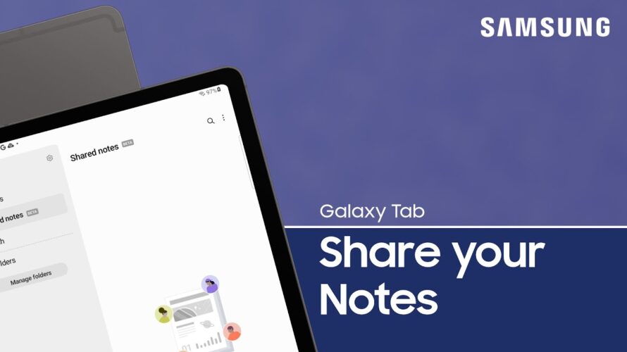 Share Samsung Notes in Galaxy S9 Tablet for greater collaboration | Samsung US