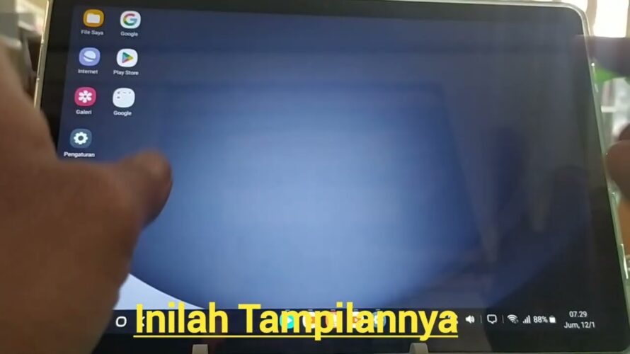 Tampilan Samsung Dex Tab Samsung A9 Plus #samsung #samsungtablet