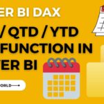 Time Intelligence DAX | Current MTD QTD YTD | POWER BI #powerbi #powerbidax #powerbidaxfunction