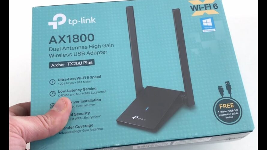 Wi-Fi 6 con USB 3.0 El inalámbrico más potente [tp-Link / AX1800 TX20U PLUS]