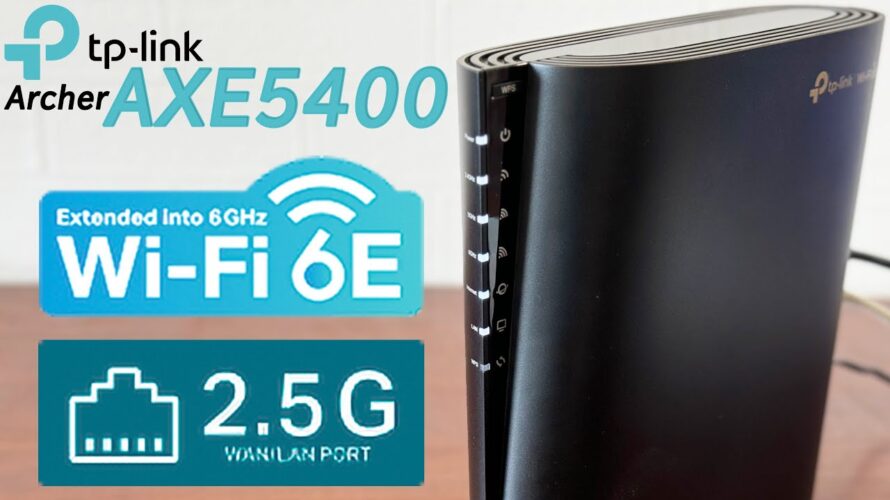 【iPhone 15 Proにも】Wi-Fi 6Eって?実測ギガ超え!6GHz帯対応Wi-Fiルータ『TP-Link AXE5400』を詳細すぎレビュー!