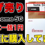 【投げ売りきた】新型ドコモhome 5G(HR02)が一括1円！実際に購入してきた！維持費も最安1210円と破格！HR01からの乗り換えにも【ホームルーター/docomo/HOME 5G】
