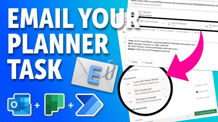 How to Email Attachments 🖇 to Your Planner Tasks