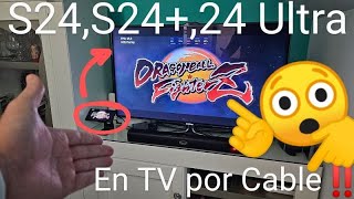 📺🔌📲 Cómo CONECTAR un SAMSUNG GALAXY S24, S24 PLUS y S24 ULTRA al TV por USB FÁCIL y RÁPIDO