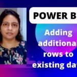 Adding additional rows to existing data in Power BI | Power BI for beginners