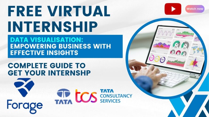 FREE VIRTUAL INTERNSHIP | DATA VISUALIZATION USING TABLEAU, POWER BI | TATA CONSULTANCY SERVICES