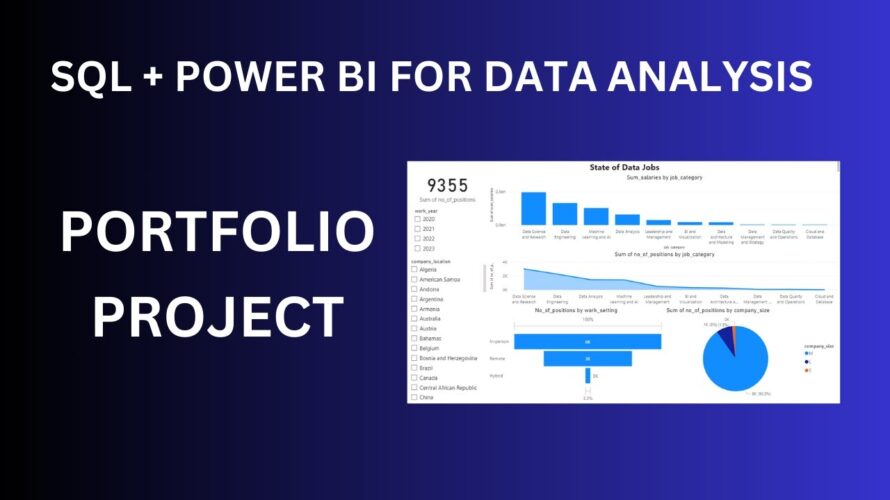 SQL & Power BI Portfolio Project for Beginners – Analyzing Data Job Categories
