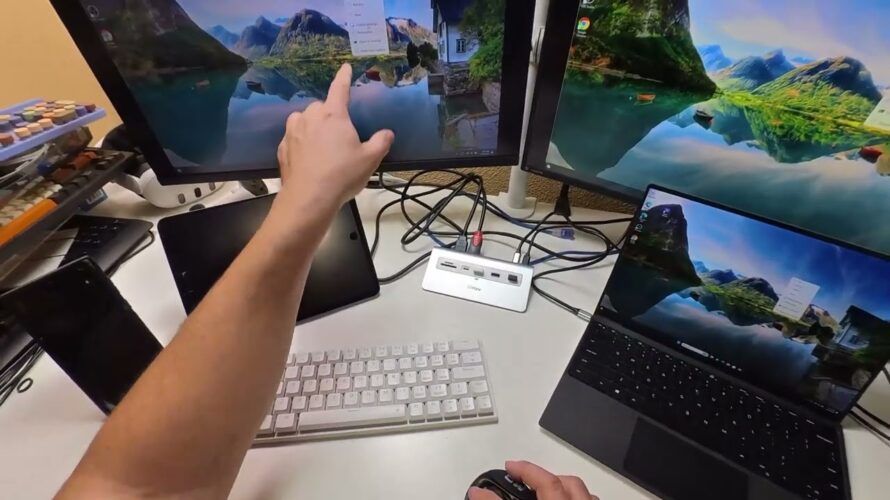 USB C Laptop Docking Station Dual Monitor