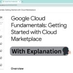 Google Cloud Fundamentals: Getting Started with Cloud Marketplace  #qwiklabs #coursera  @quick_lab