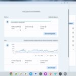 Check The CPU & Usage on Chromebook 121: Settings, Left About Chrome OS, Diagnostics, Scroll Down