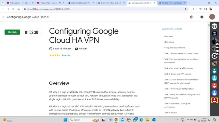Configuring Google Cloud HA VPN || Lab Solution || Qwiklabs Arcade 2024