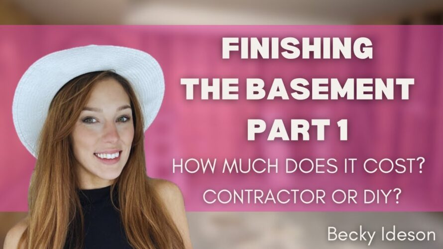 DIY Designer Basement Renovation: Budget Friendly Tips for Finishing Your Space Like A Pro! PART 1