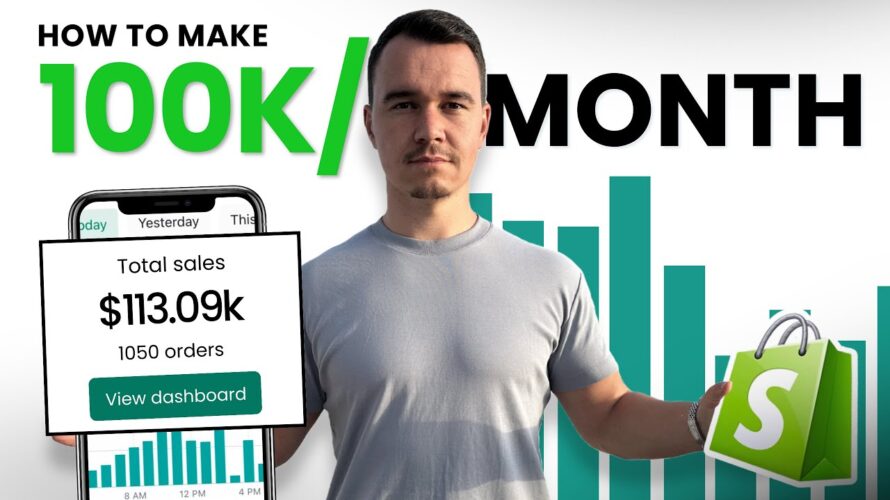 How To Make 100k/month With Shopify Dropshipping In 2024 (Step By Step)